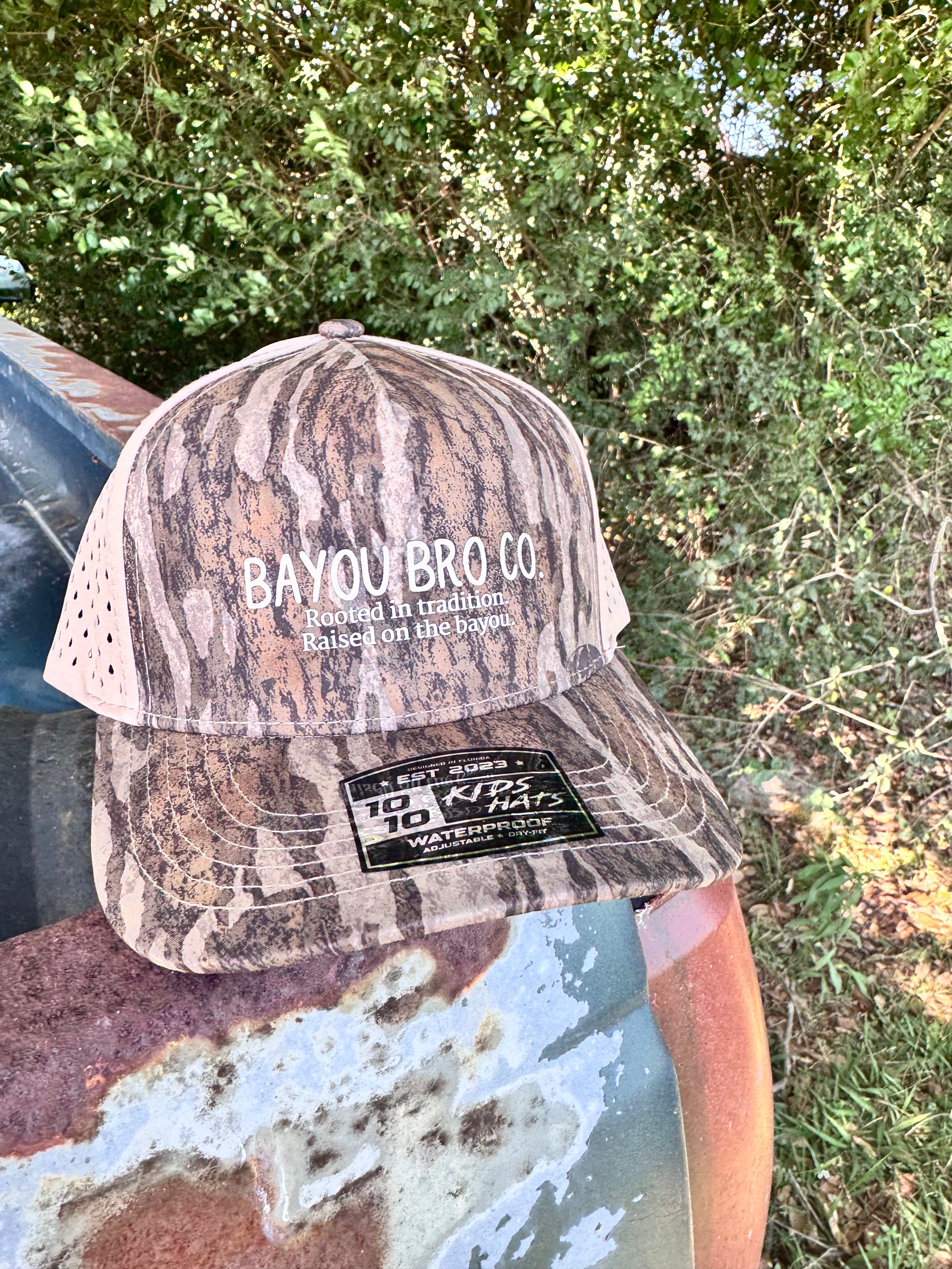 Camo Performance Bayou Bro Co. Branded Hat