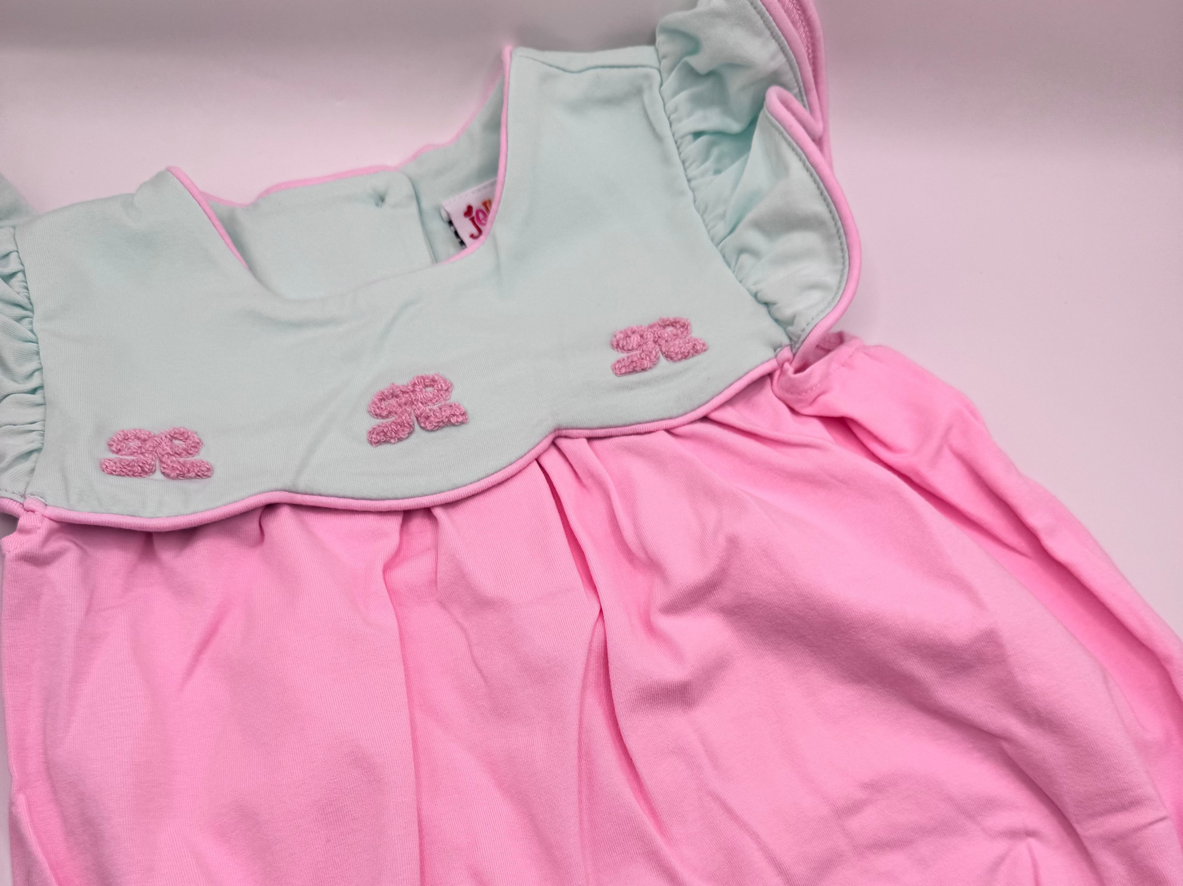 Mint and Pink Bow Bubble EXTRAS