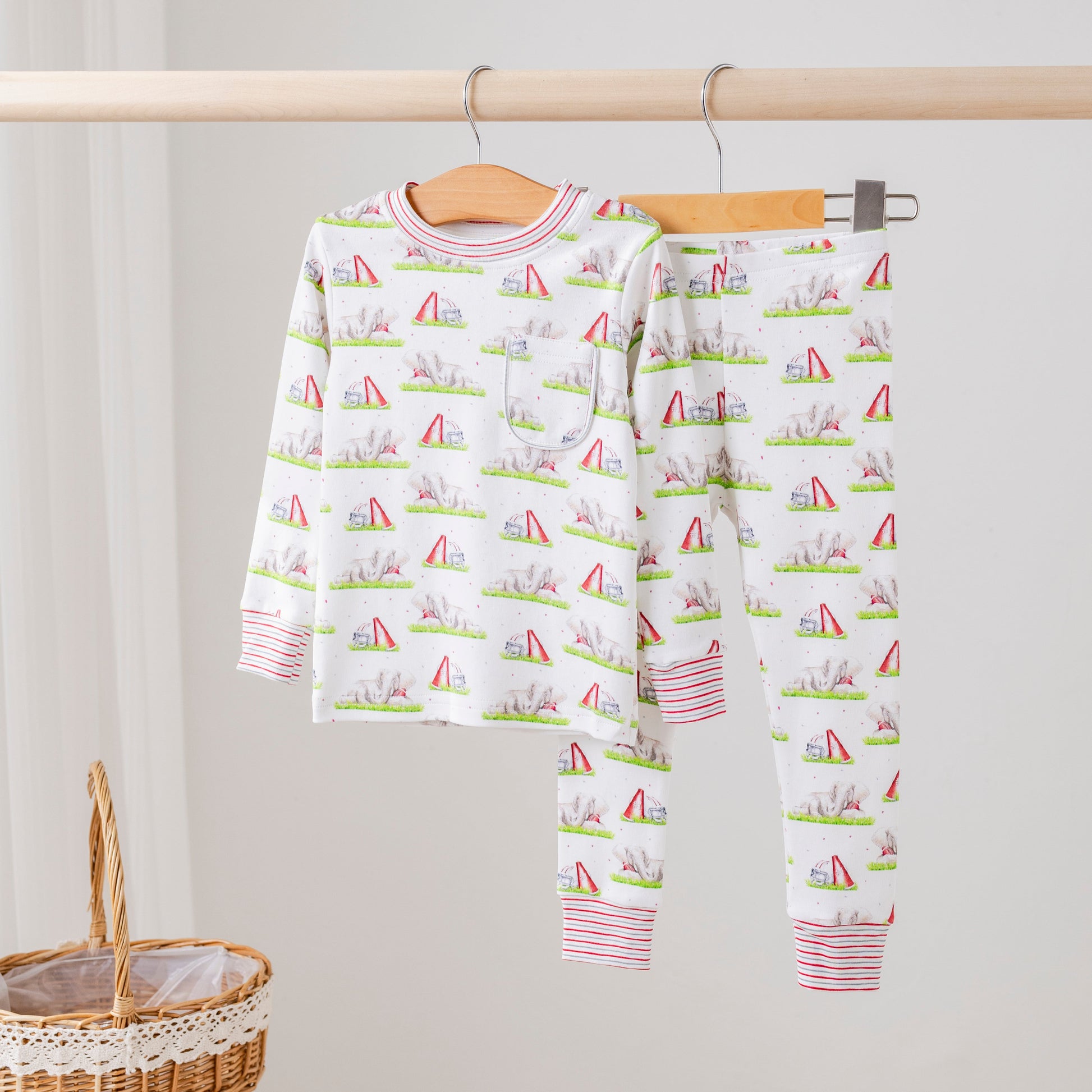 Mascot Mania in Alabama Organic Cotton Kids Pajamas