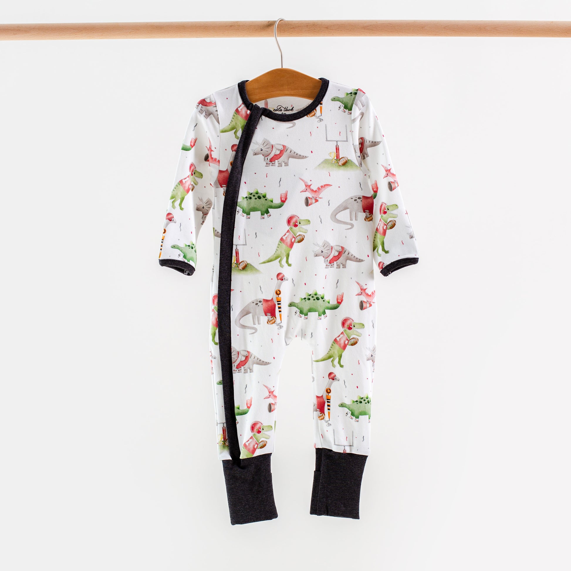 Georgia Dinos All-Stars Organic Cotton Kids Pajamas