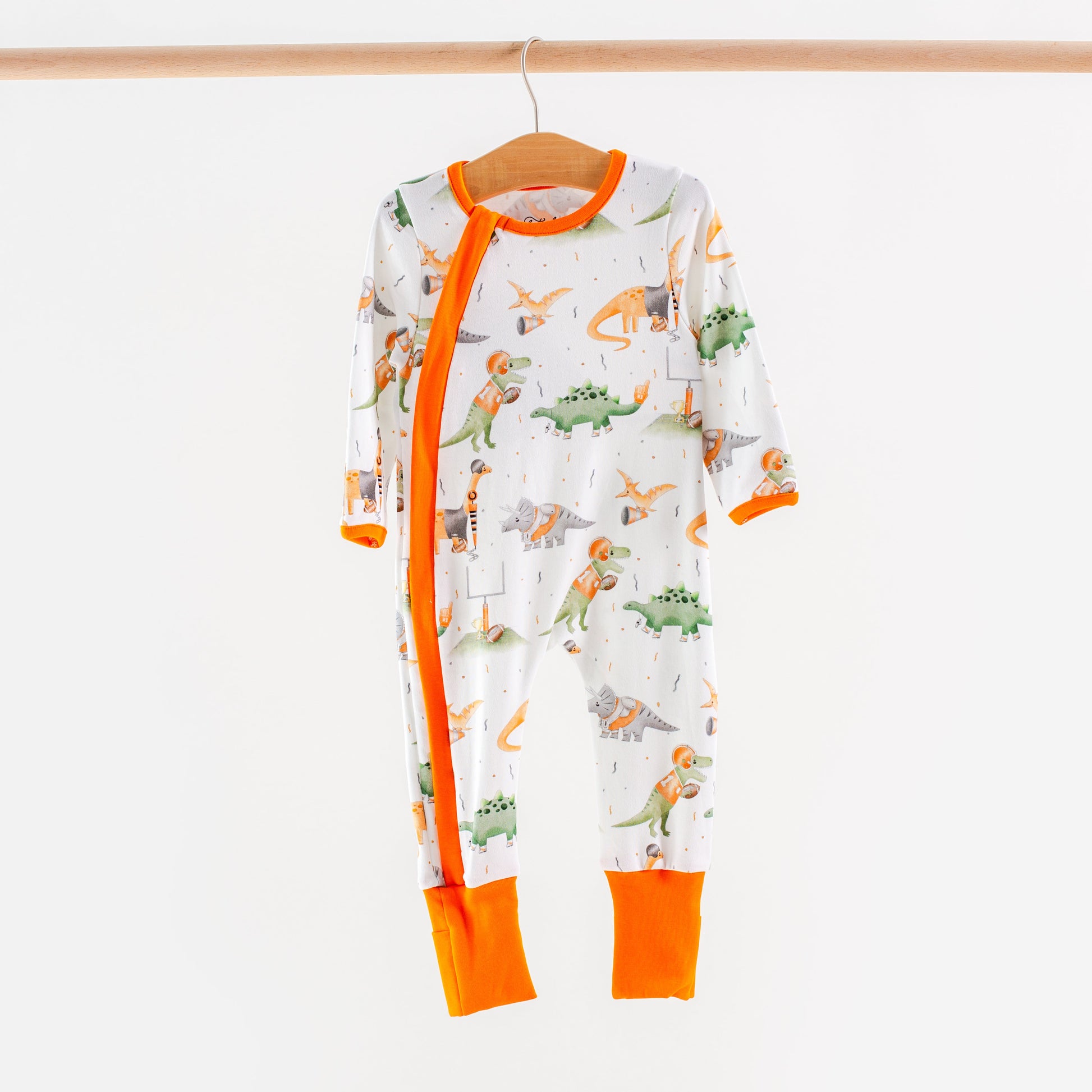 Texas Dinos All-Stars Organic Cotton Kids Pajamas
