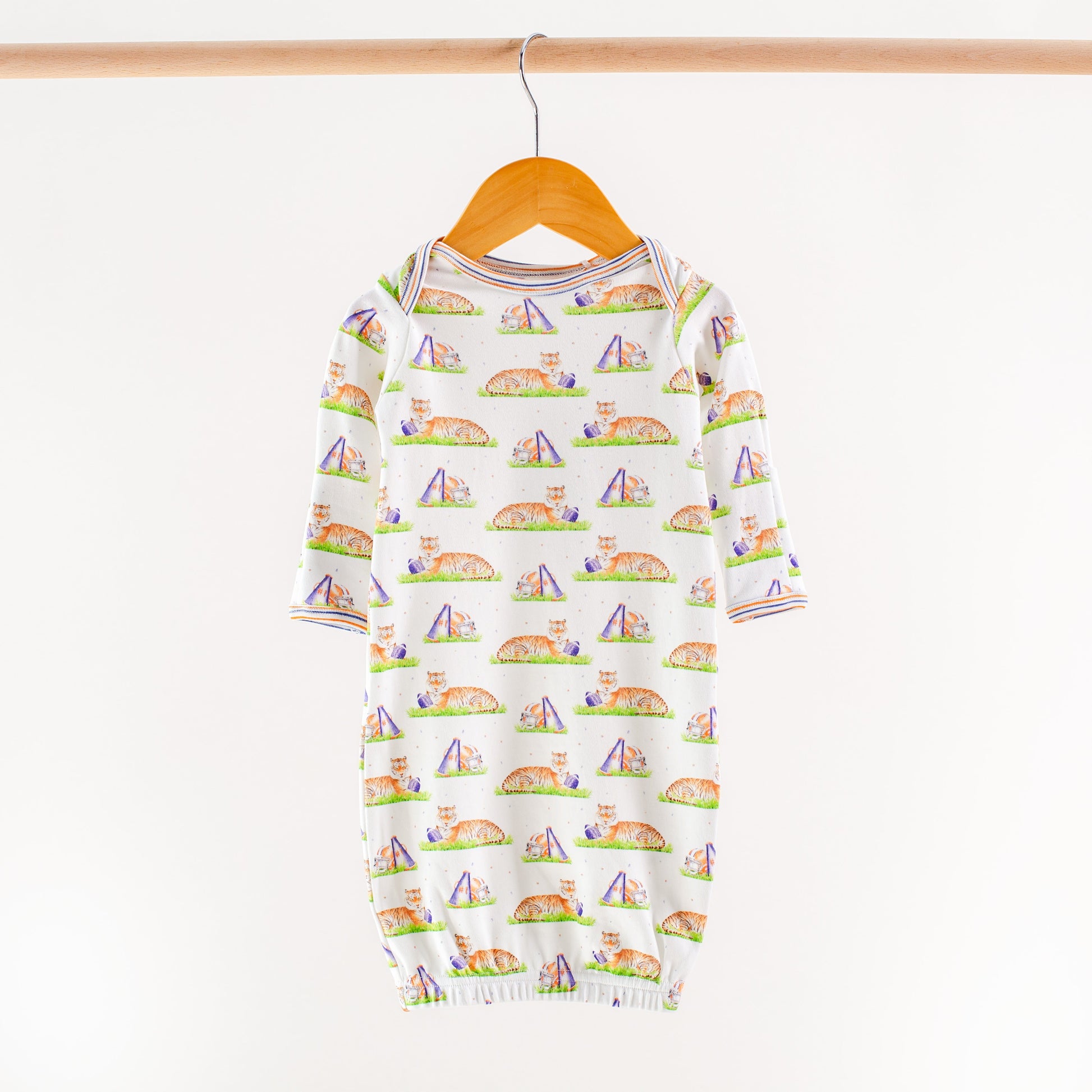Mascot Mania in Auburn Organic Cotton Kids Pajamas