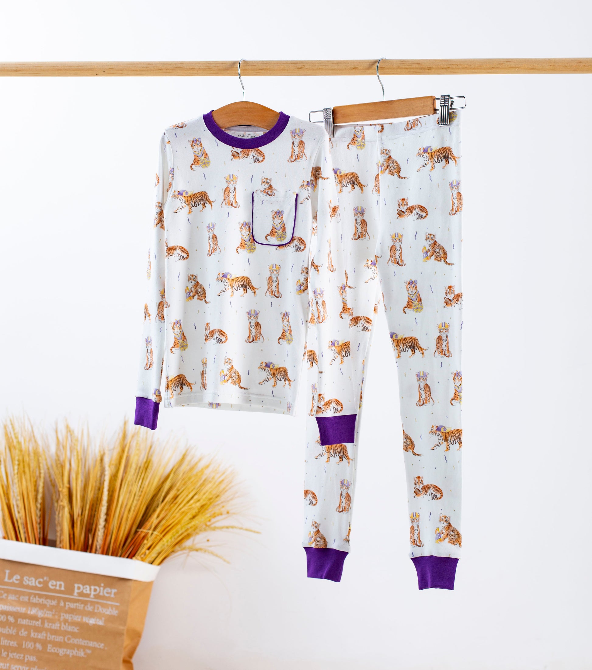 MVC: Louisiana Tigers Organic Cotton Pajama Set