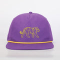 LSU Tiger Poly Rope Hat - Purple
