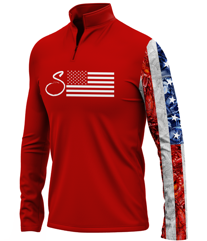 Youth Old Glory Seafood Red QZ