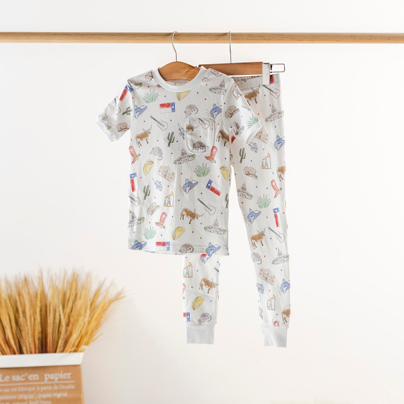 Texas Kids Organic Cotton Kids Pajamas